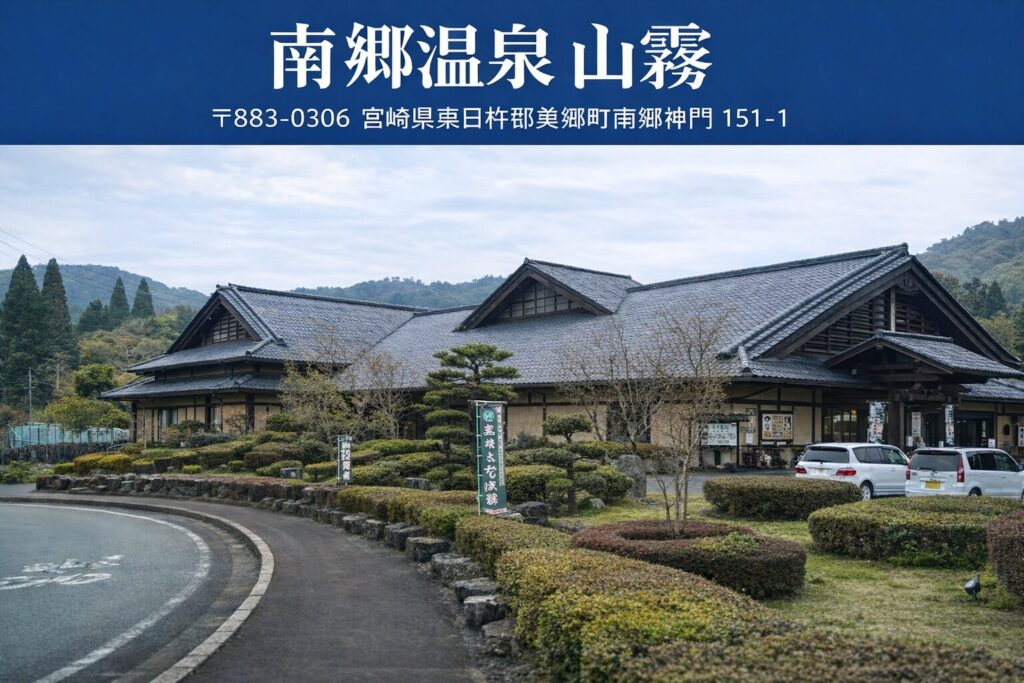 宮崎県南郷温泉山霧