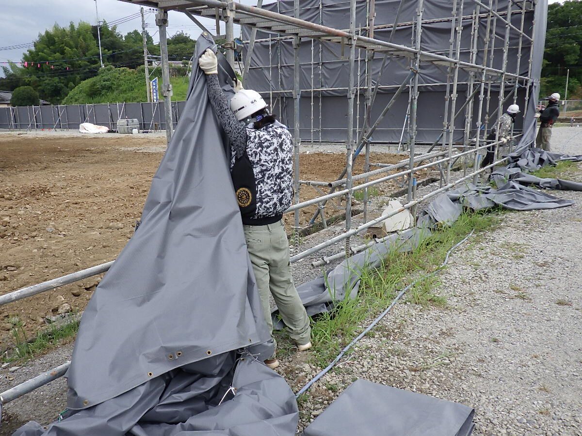 麻輝工業株式会社のとび・土工・コンクリート工事の現場写真｜宮崎県の建設会社